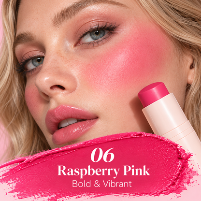 🩷 Radiant Glow Matte Blush Stick – Smooth & Blendable Cream Blush, Soft Natural Finish, Buildable Color for Everyday Makeup