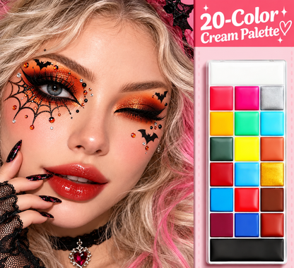 🎨Face & Body Paint Palette - Halloween Special Effects Party Makeup Kit🎃