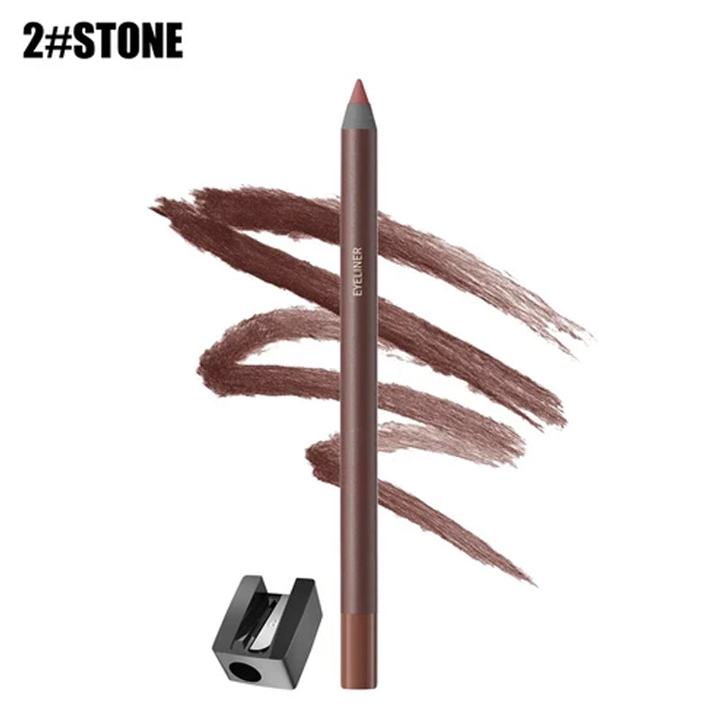24HR Waterproof Eyeliner Pencil, Smudge-Proof Long-Lasting Smooth Cream Liner🖤