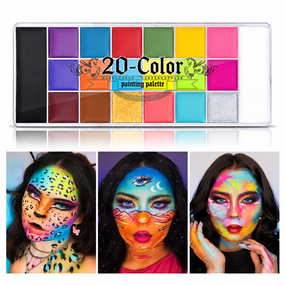🎨Face & Body Paint Palette - Halloween Special Effects Party Makeup Kit🎃