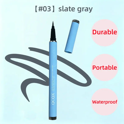 24-Hour Waterproof Liquid Eyeliner Pen – Ultra-Fine Felt Tip, Quick-Drying, Smudge-Resistant