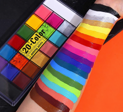 🎨Face & Body Paint Palette - Halloween Special Effects Party Makeup Kit🎃