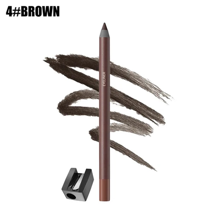 24HR Waterproof Eyeliner Pencil, Smudge-Proof Long-Lasting Smooth Cream Liner🖤