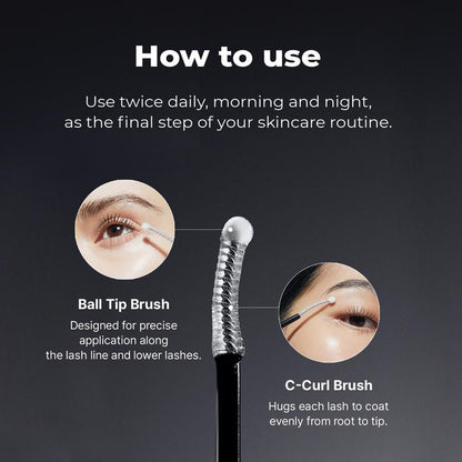 【BUY 1 GET 1 FREE】Eyelash Growth Serum for Longer, Fuller-Looking Lashes