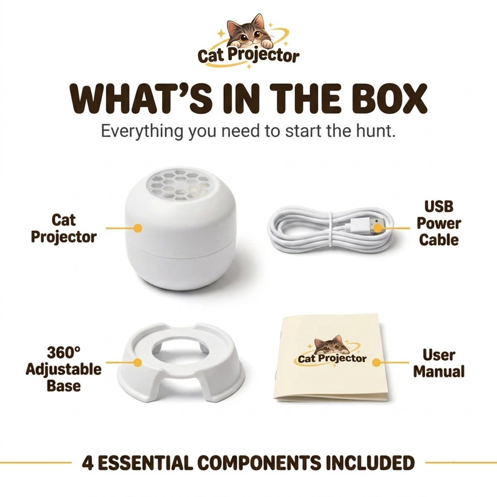 What's included with the Cat Projector