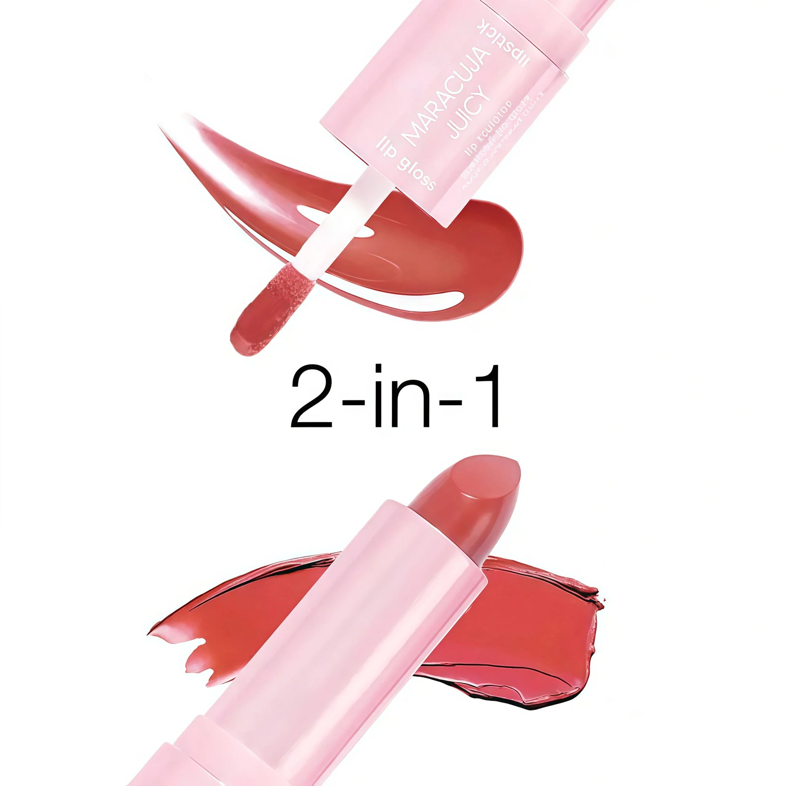 Glossy polished lip makeup look