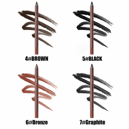 24HR Waterproof Eyeliner Pencil, Smudge-Proof Long-Lasting Smooth Cream Liner🖤