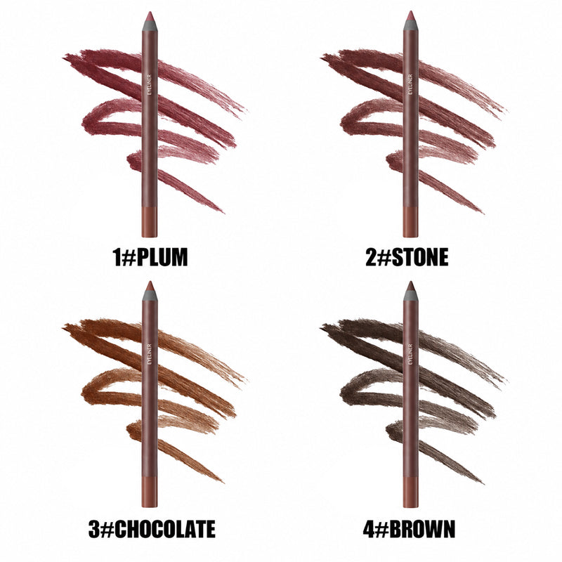 24HR Waterproof Eyeliner Pencil, Smudge-Proof Long-Lasting Smooth Cream Liner🖤