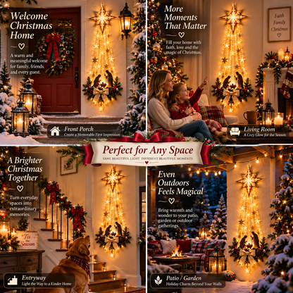 🌟✝️ Bethlehem Star of Faith– Lighted Nativity Wall Decor ✨Last Day 80% OFF✨