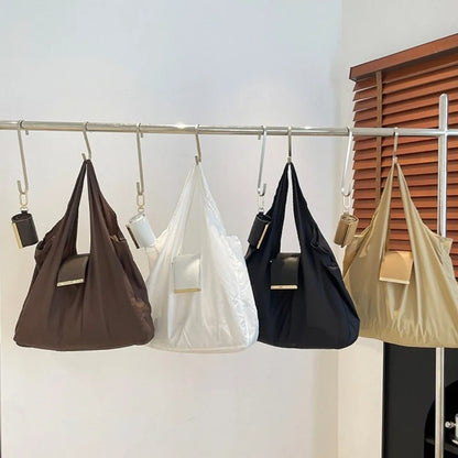 Foldable Keychain Tote Bag – Reusable Expandable Shopping Bag