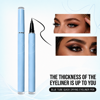 24-Hour Waterproof Liquid Eyeliner Pen – Ultra-Fine Felt Tip, Quick-Drying, Smudge-Resistant