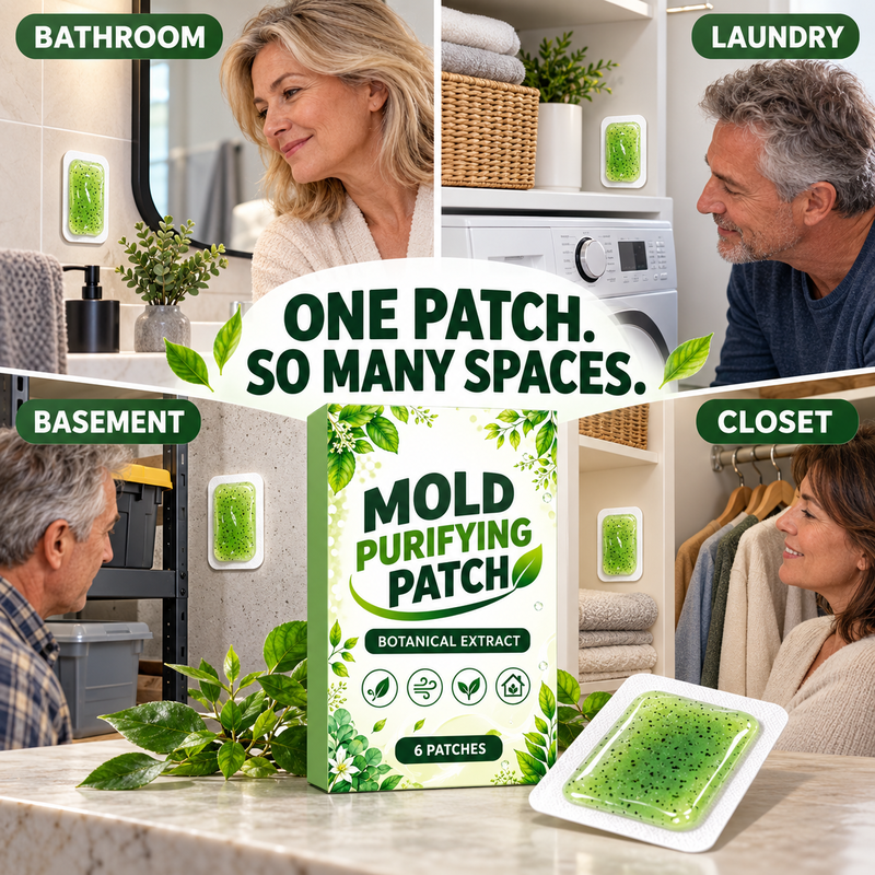 Mold Removal Patches (6 Pieces ) for Household Walls Kitchen and Bathroom Mildew Purification Pads