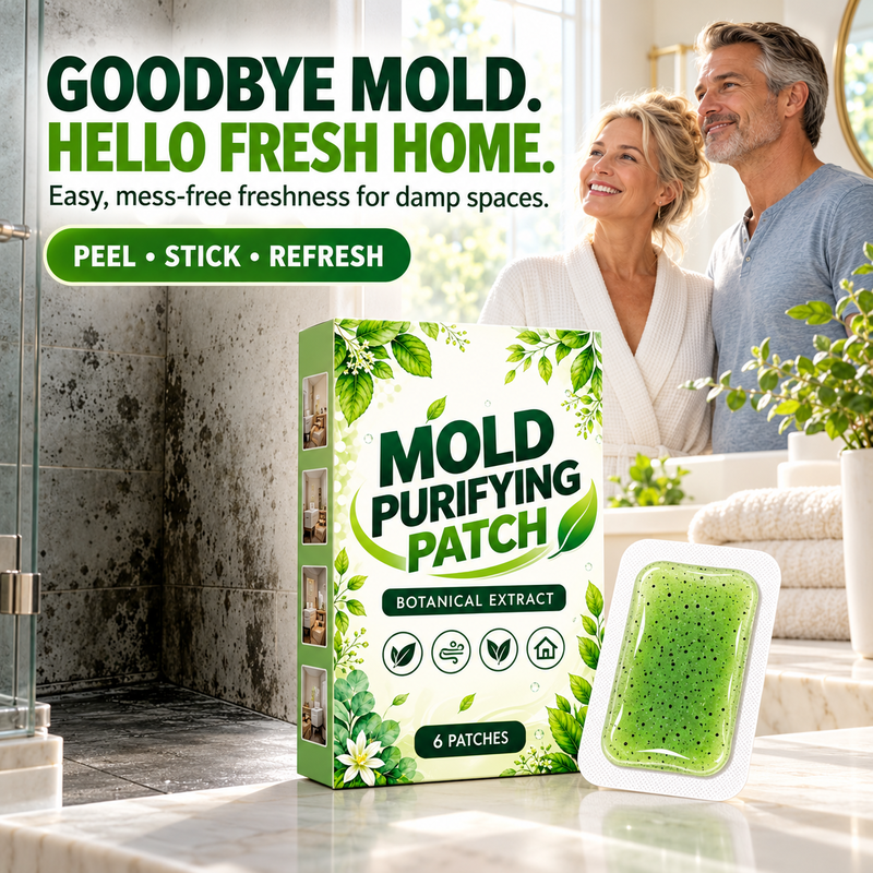 Mold Removal Patches (6 Pieces ) for Household Walls Kitchen and Bathroom Mildew Purification Pads