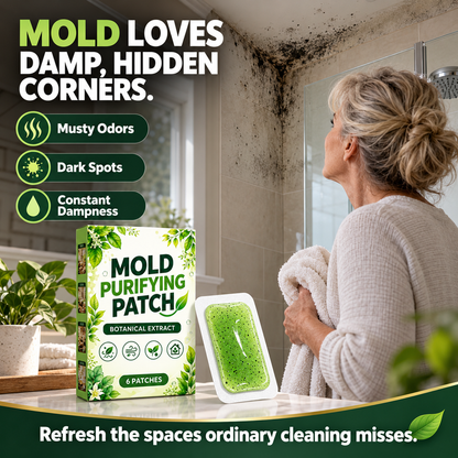 Mold Removal Patches (6 Pieces ) for Household Walls Kitchen and Bathroom Mildew Purification Pads