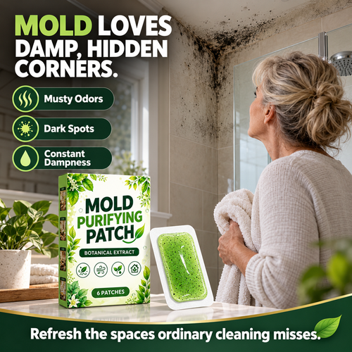 Mold Removal Patches (6 Pieces ) for Household Walls Kitchen and Bathroom Mildew Purification Pads