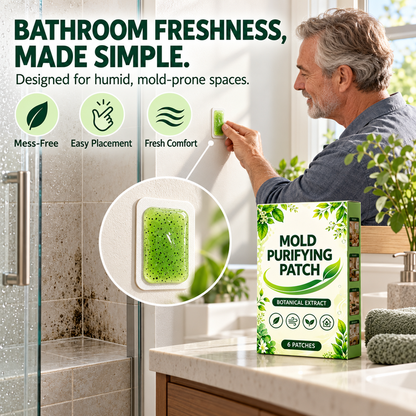 Mold Removal Patches (6 Pieces ) for Household Walls Kitchen and Bathroom Mildew Purification Pads
